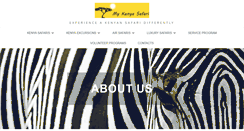 Desktop Screenshot of mykenyasafari.com